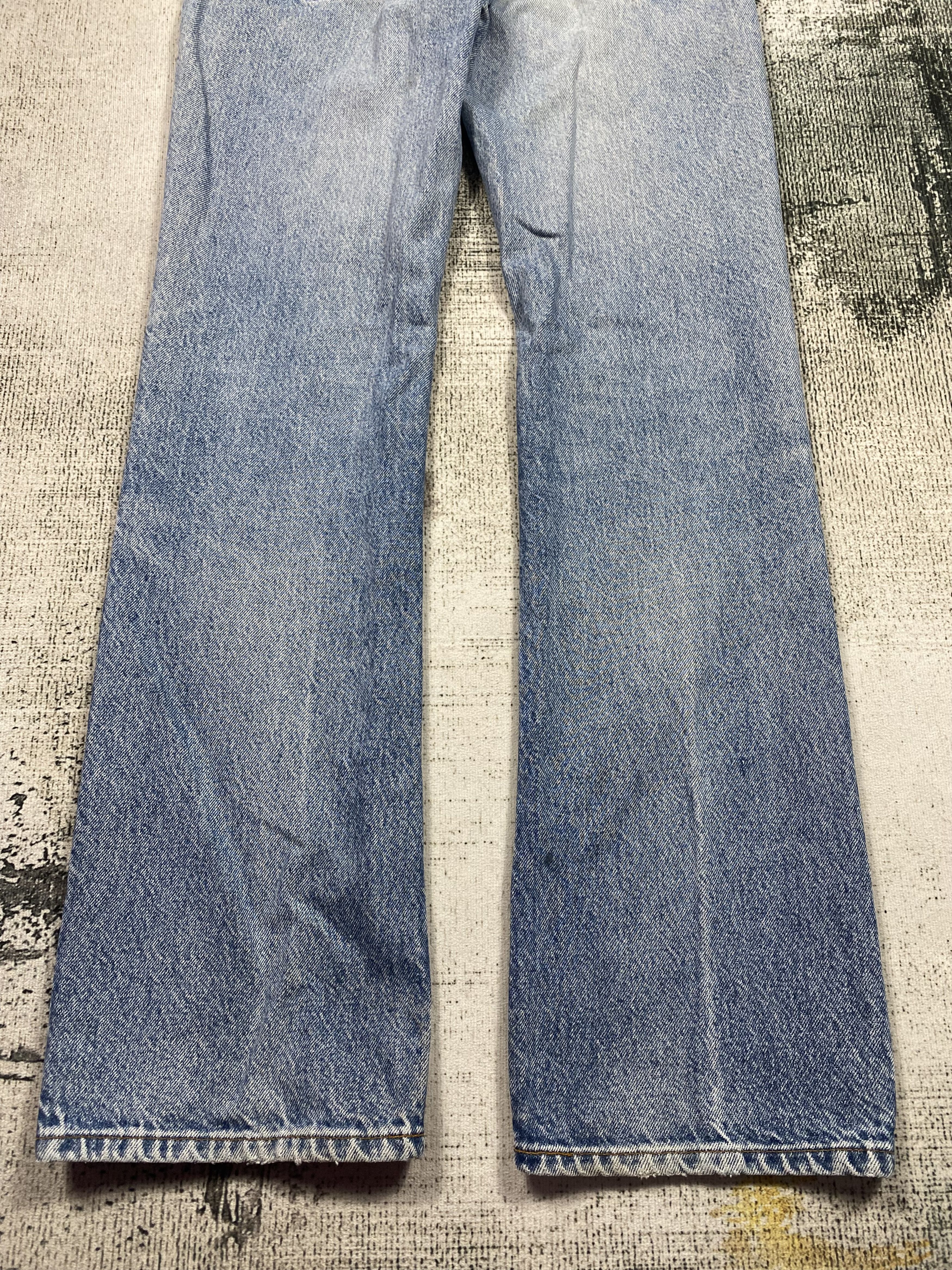 Levi's RARE🔥Levis 517 Jeans Bootcut Blue Distressed Orange Tab Size US 31 - 9 Thumbnail