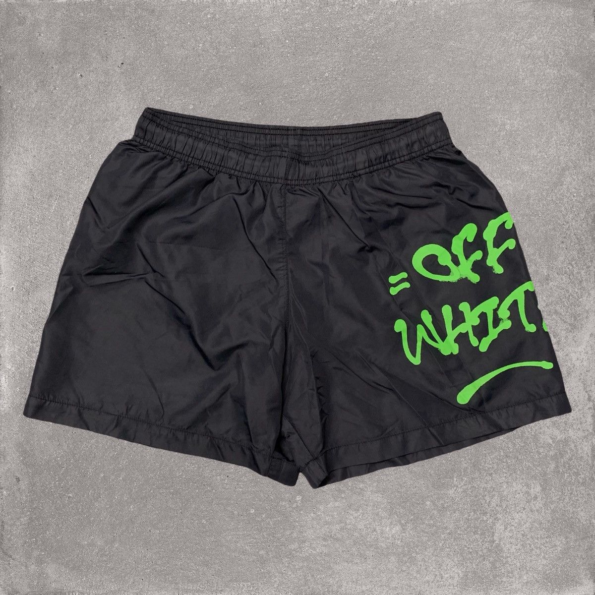 パンツ Off-White Impressionism Black Shorts S Off-White Off-White Impressionism Shorts Stencil SS19 | Grailed