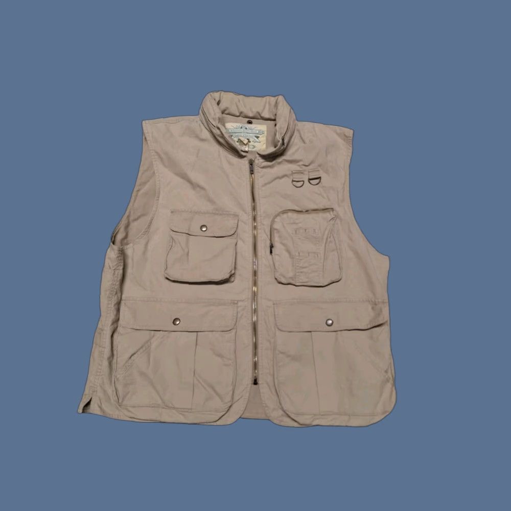 Banana Republic VINTAGE Banana Republic Vest Mens L Photography Hunting Safari Khaki Beige Cotton Vest Mens L Hiking Hunting Size US L / EU 52-54 / 3 - 1 Thumbnail