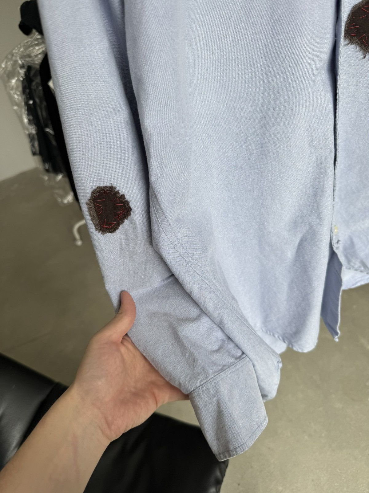 Our Legacy Our Legacy Shirt Customed Oxford Blue Size US L / EU 52-54 / 3 - 8 Thumbnail