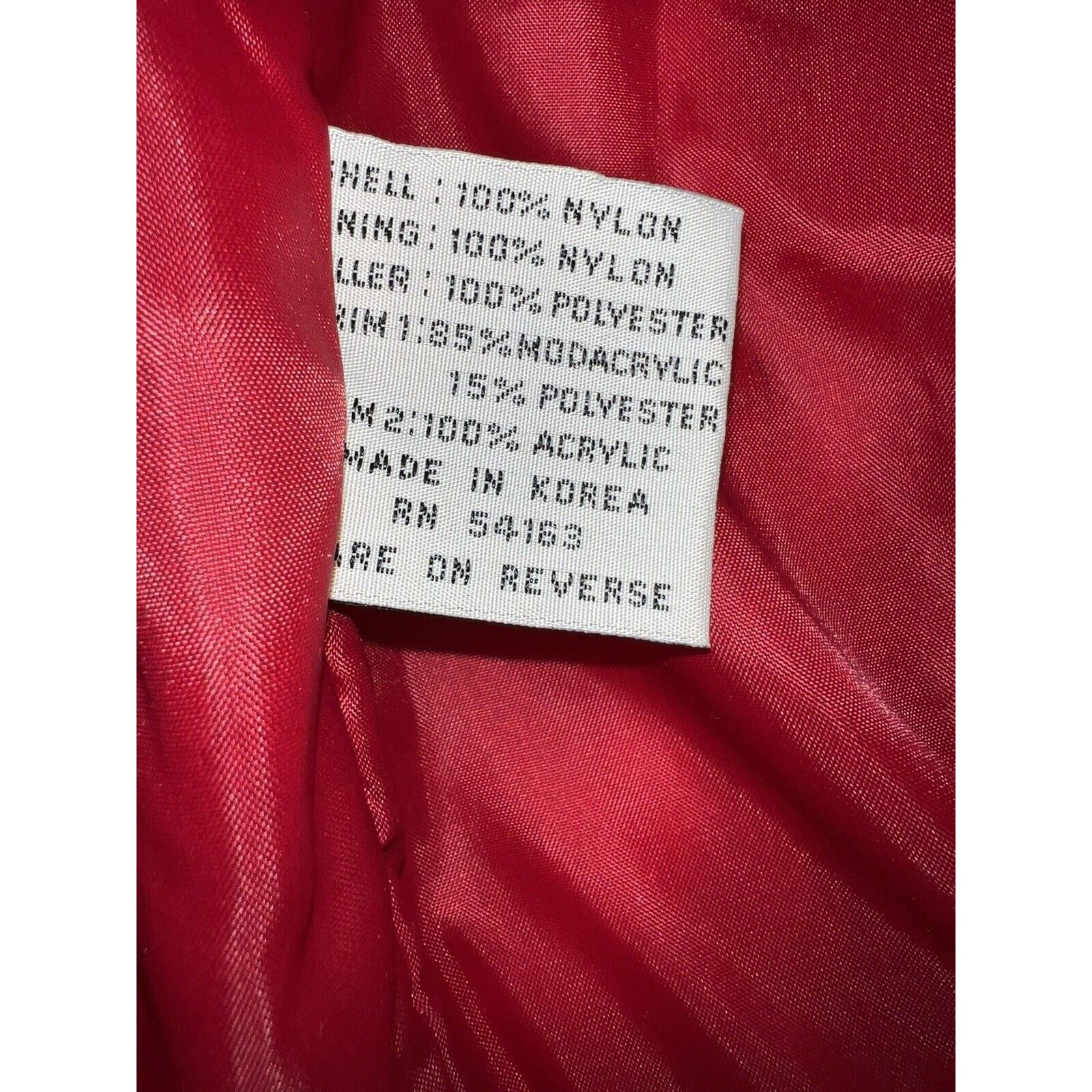 Other Vintage Colebrook Red Nylon Fleece Full Zip Puffer Jacket M Size M / US 6-8 / IT 42-44 - 9 Thumbnail