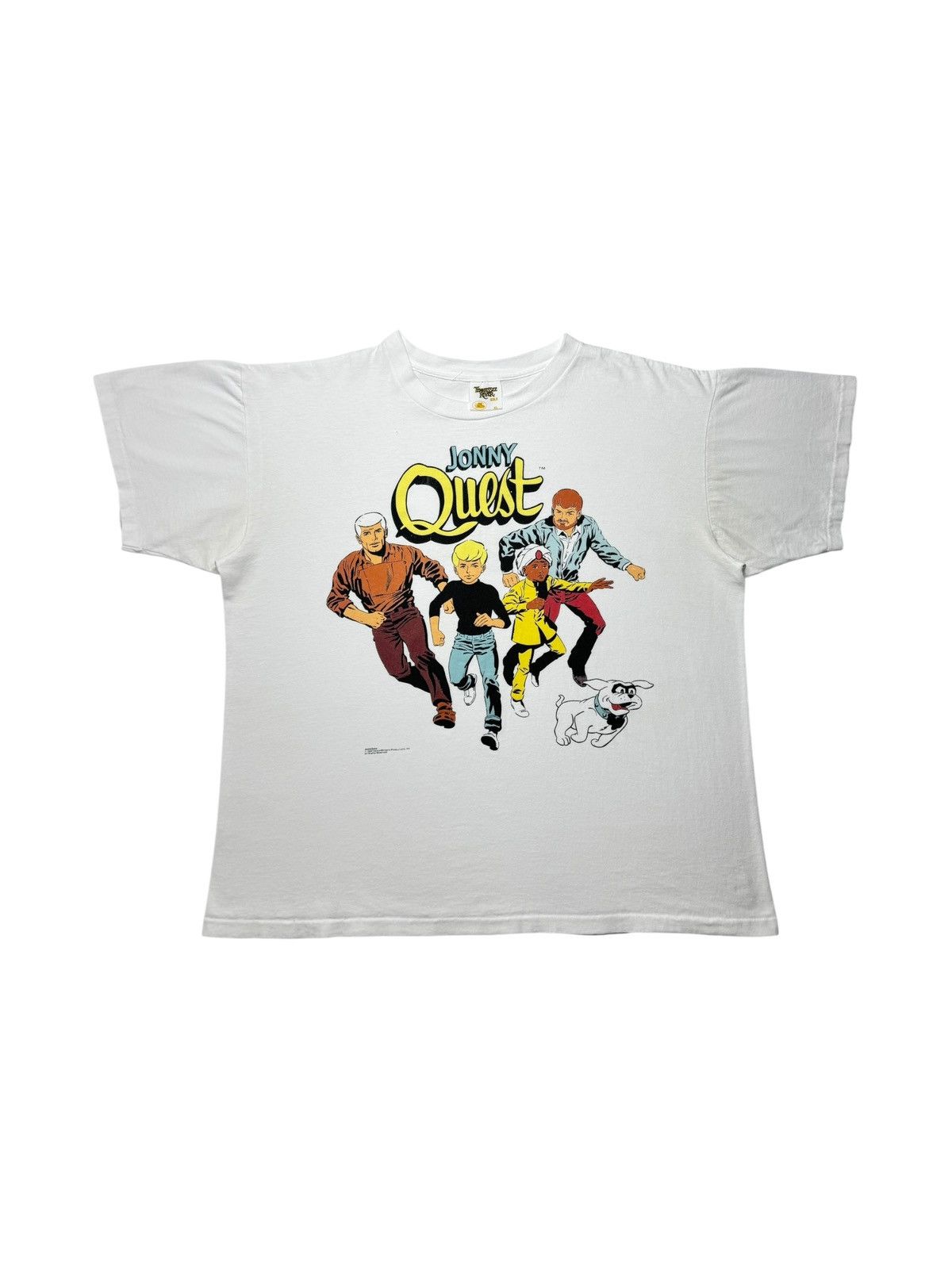 Vintage Vintage 1994 Jonny Quest Cartoon Tee Shirt Size US XL / EU 56 / 4 - 1 Thumbnail