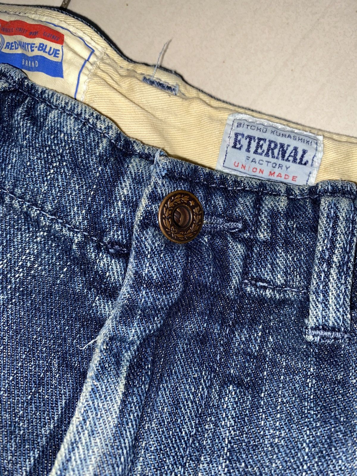 Eternal × Japanese Brand Eternal Japan Union Made Deck Jeans Size US 31 - 4 Thumbnail