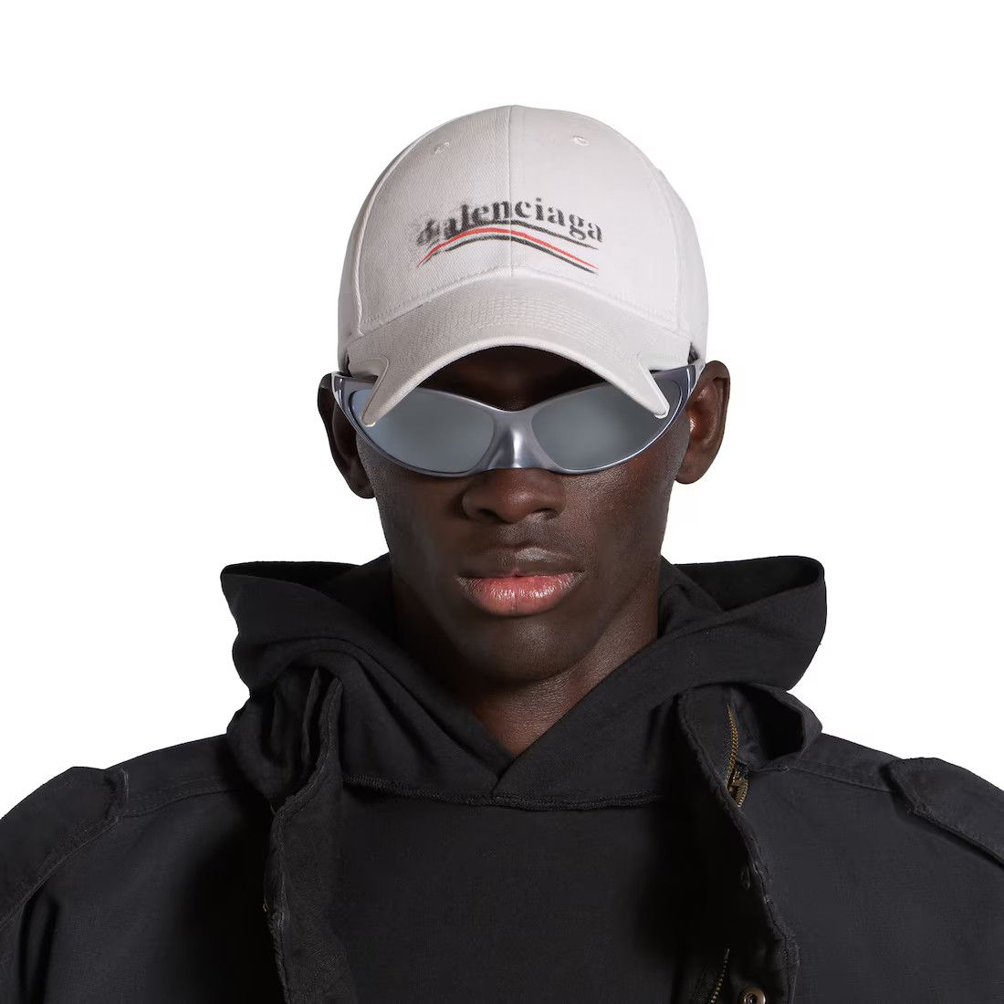 Balenciaga o1mt1gz0125 Size: S / Political Stencil Hat / Cap Off White Size ONE SIZE - 5 Thumbnail