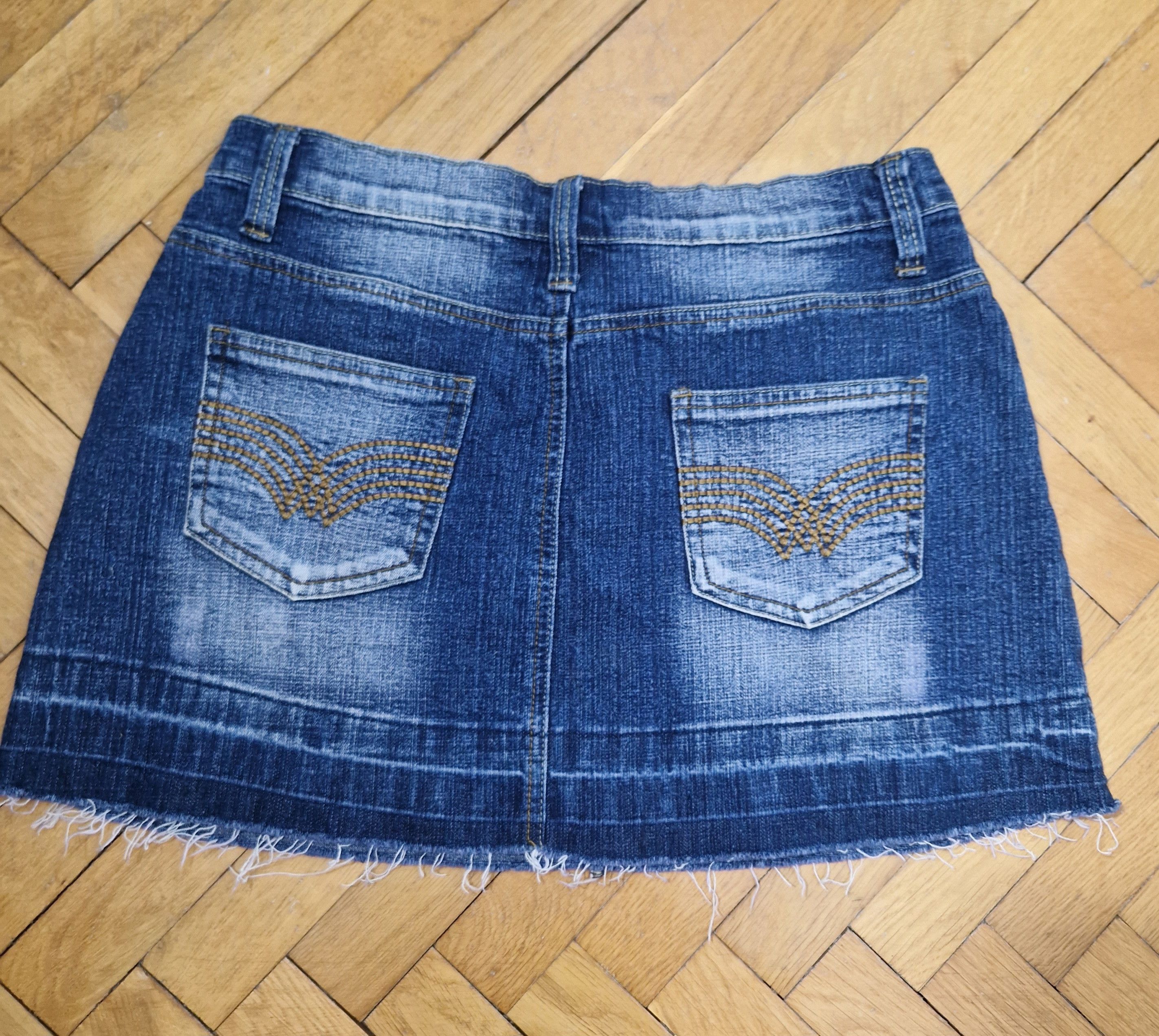 Japanese Brand × Vintage vintage denim mini skirt y2k coquette japanese grunge emo Size 27" / US 4 / IT 40 - 3 Thumbnail