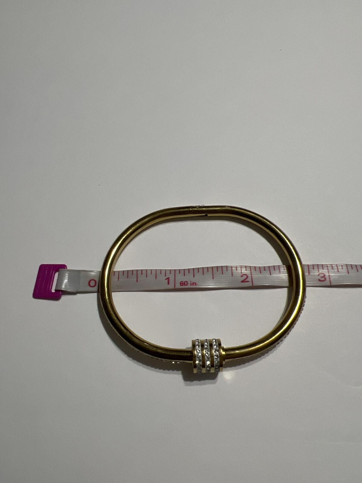 Unknown London Elegant 18k Gold plated SS Bracelet with CZ Detailing Size ONE SIZE - 5 Thumbnail