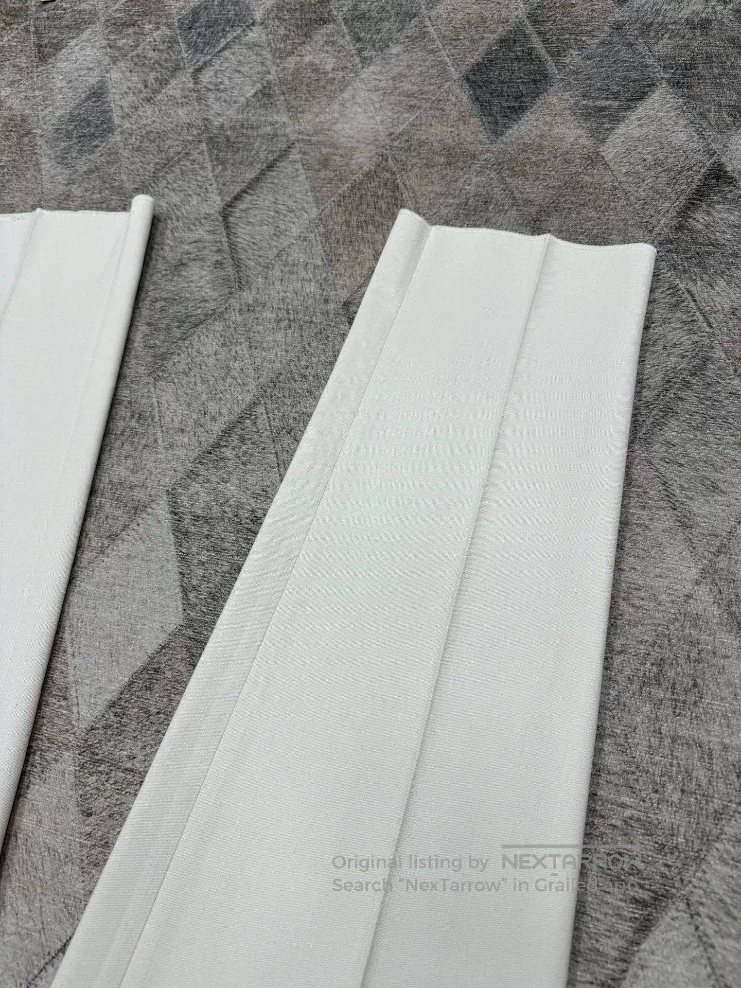 Fendi Fendi Spring Summer Ivory Wool Trousers. Size US 32 / EU 48 - 4 Thumbnail