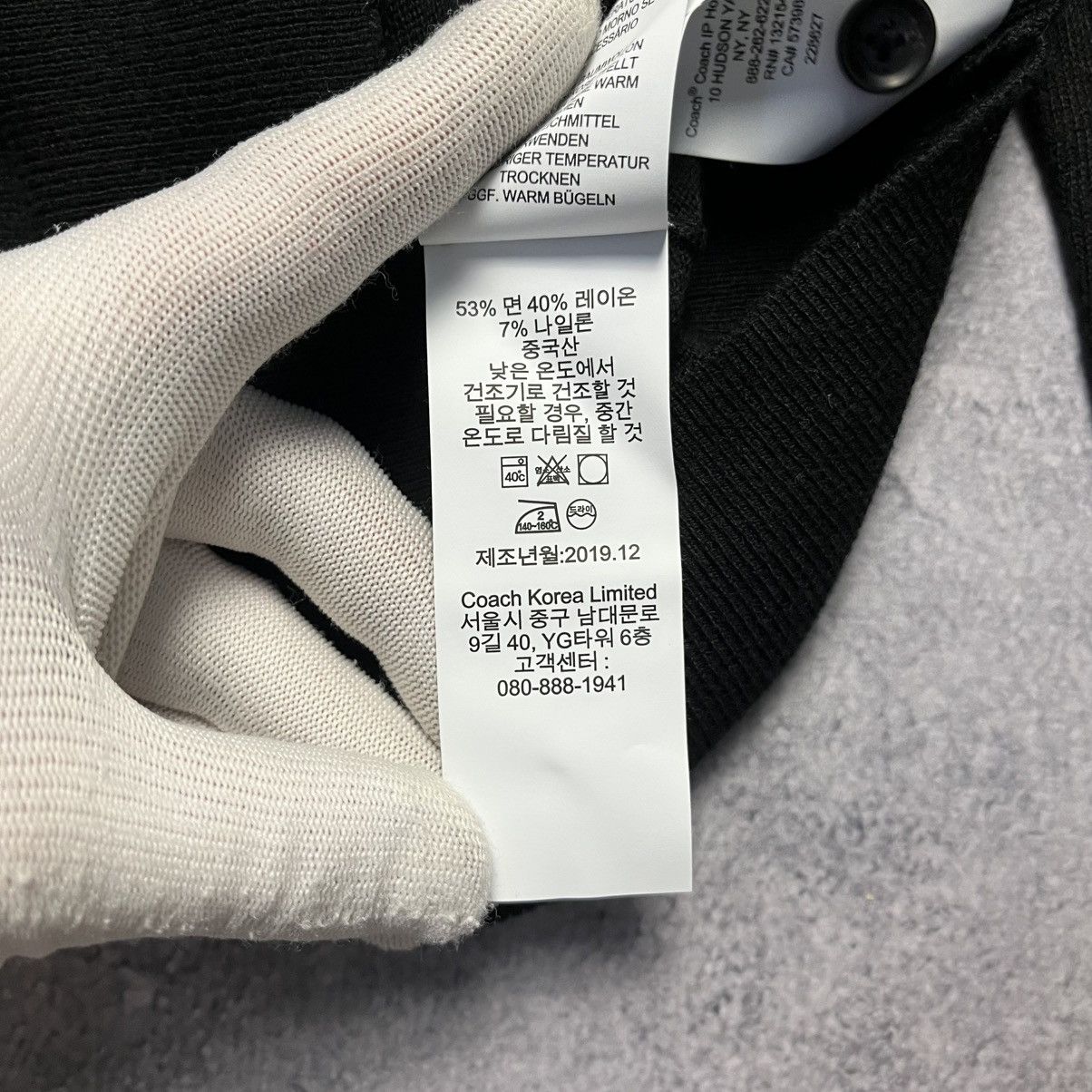 Coach × Designer Coach Black Cardigan Sweater Luxury Designer Size XXS / US 00 / IT 34 - 10 Thumbnail