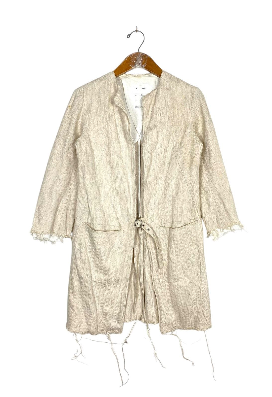 Nude: Masahiko Maruyama Nude: Masahiko Maruyama Ecru Distressed Punk Style Japan Size S / US 4 / IT 40 - 1 Thumbnail