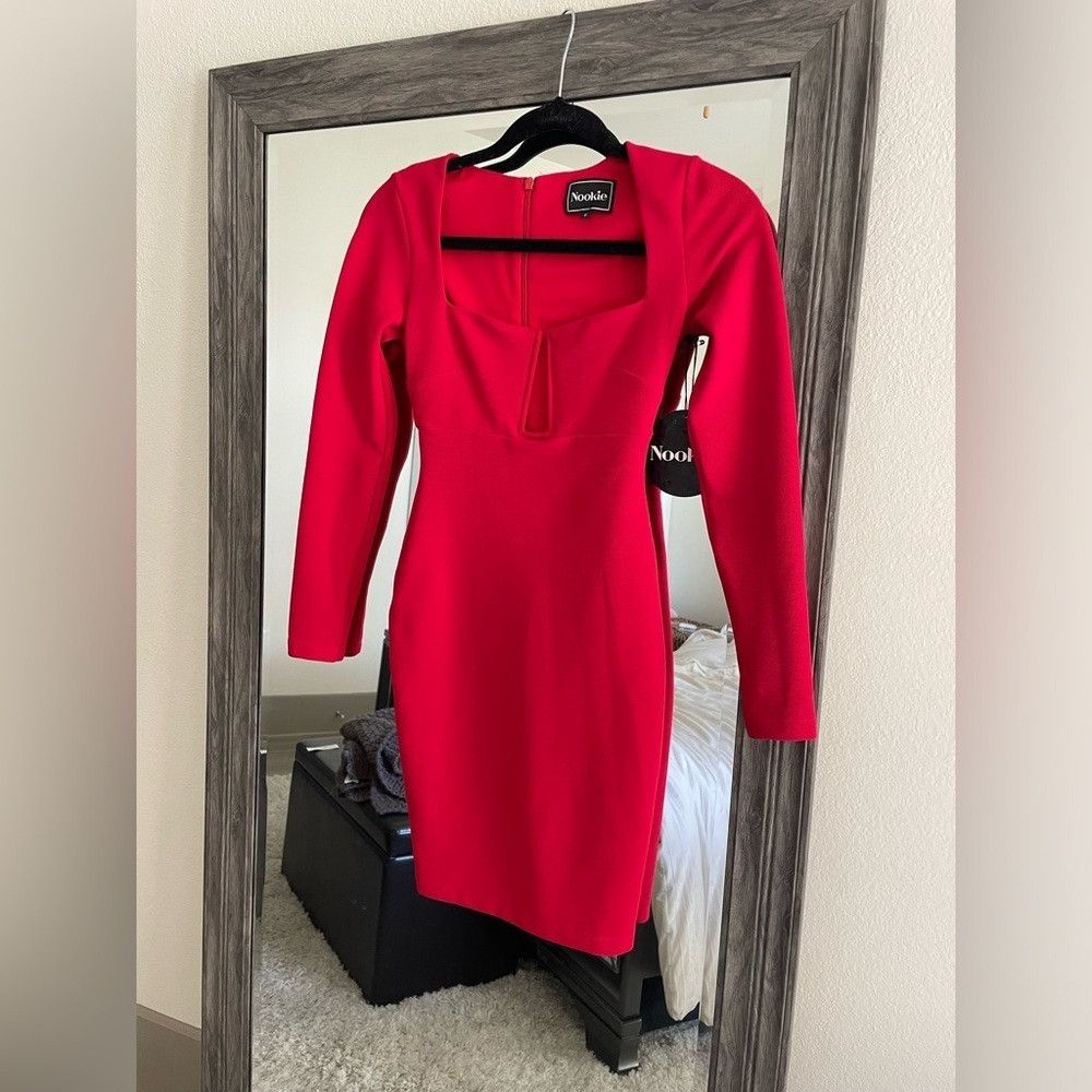 wedding long sleeve dress Elegant and Timeless Satin Wedding Dress with Long Sleeves Brizeux — 4US/36FR/8UK / Milk