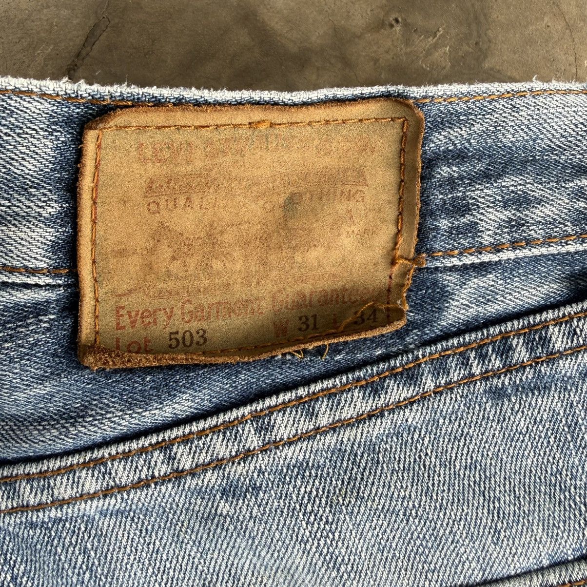 Levi's Vintage Clothing W32x28.5 Vintage Levi's 503 Faded Ripped Denim Jean Pants Size US 32 / EU 48 - 13 Thumbnail