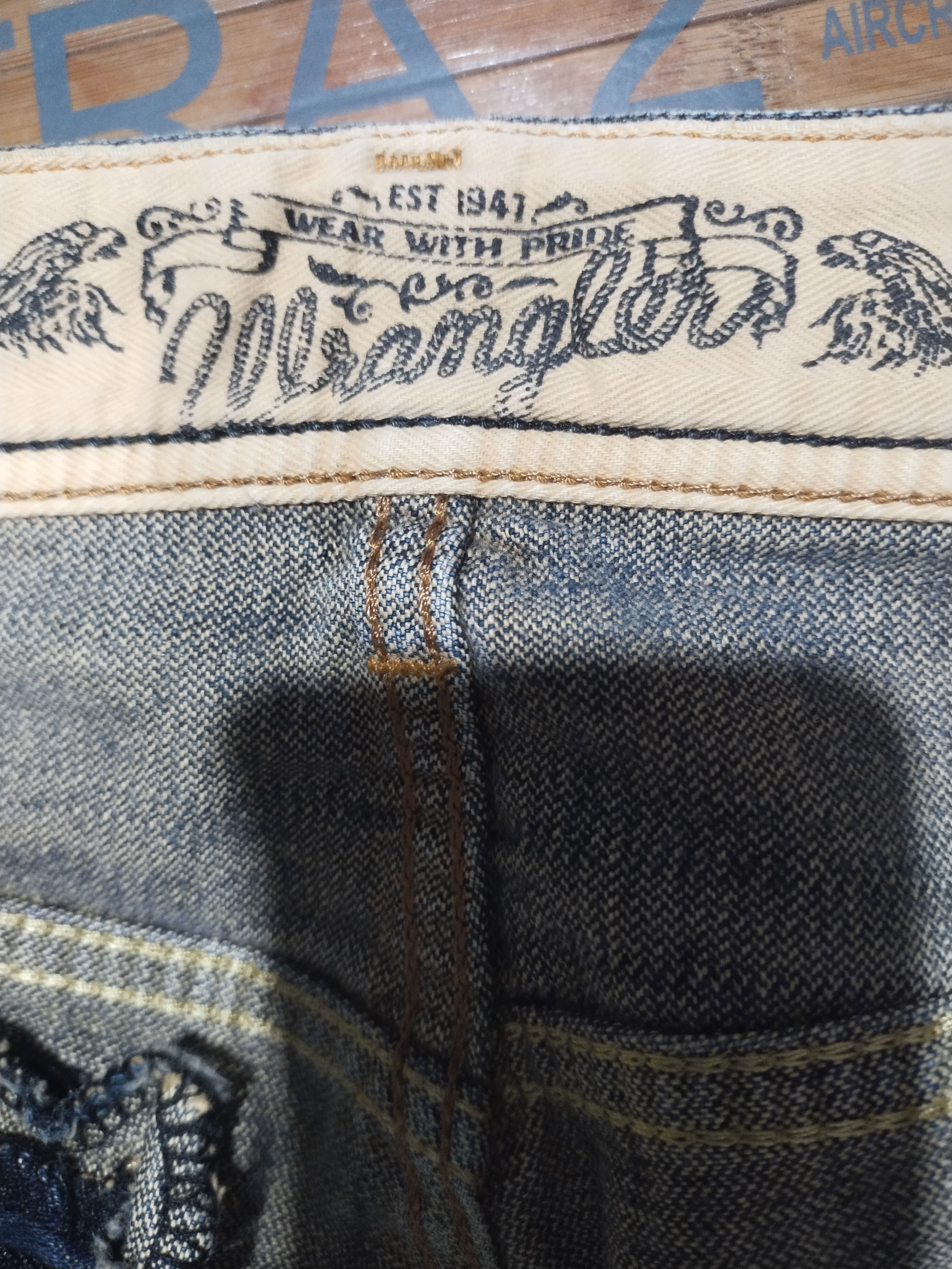 Designer × Vintage × Wrangler Wrangler Est 1947 Sz 30" Size US 30 / EU 46 - 6 Thumbnail