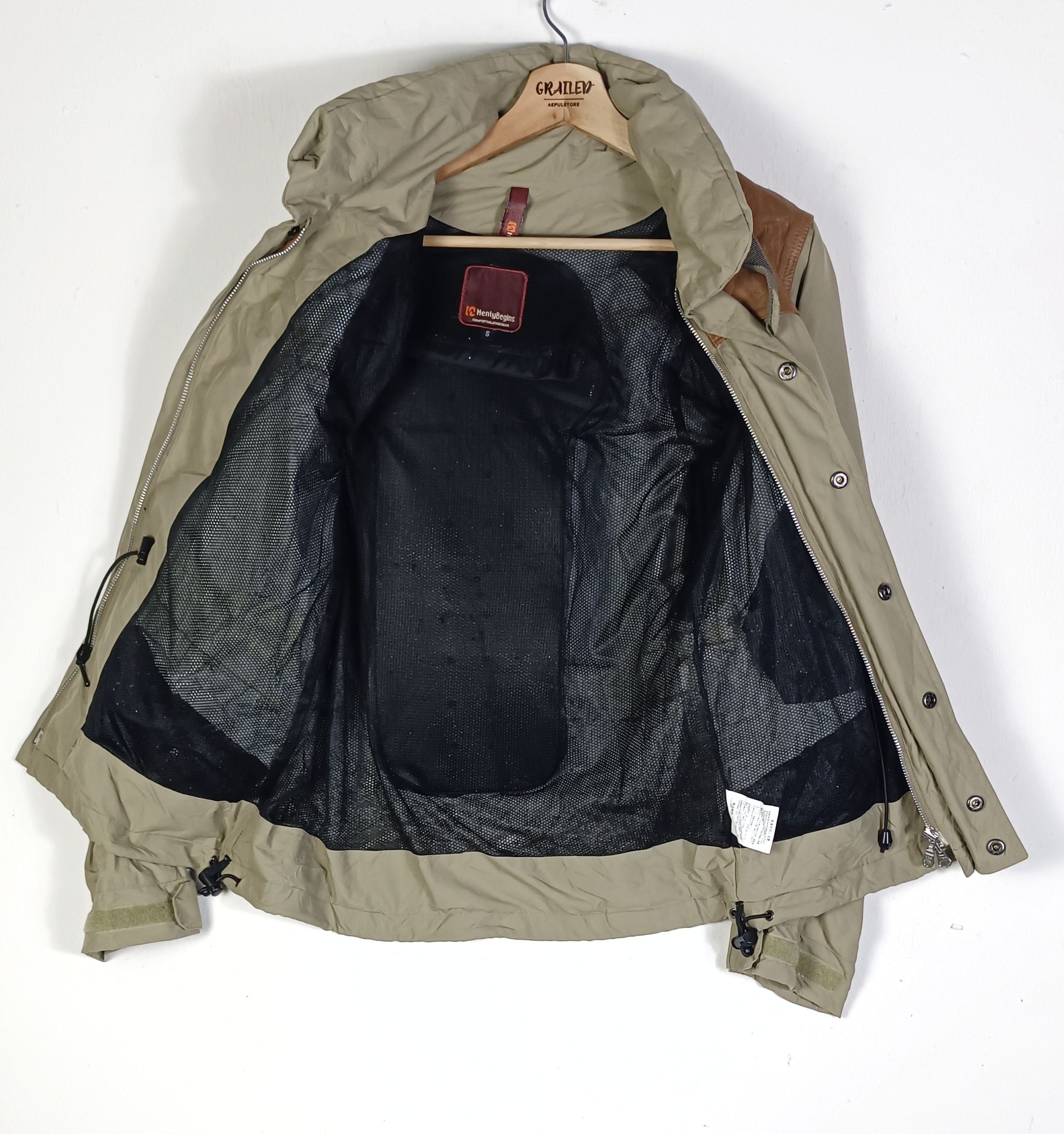 Daytona Henry Begins Daytona DH-011 Leather Combination Jacket Size US S / EU 44-46 / 1 - 12 Thumbnail