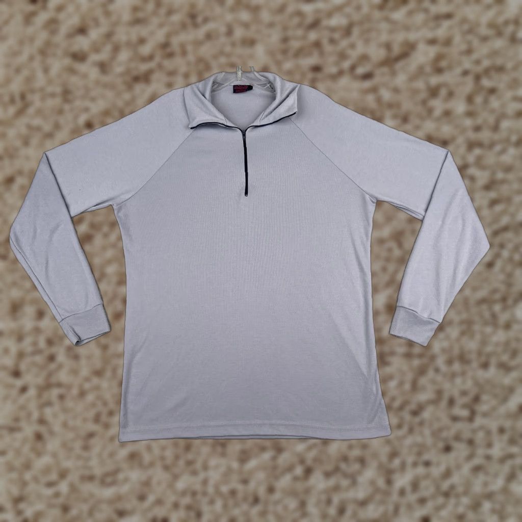 Patagonia Patagonia Sweater Unisex Adults XL Gray 1/4 Zip Capilene Mock Neck Pullover Cardigan Outdoor Winter Fall Spring Lightweight Size XL / US 12-14 / IT 48-50 - 1 Thumbnail