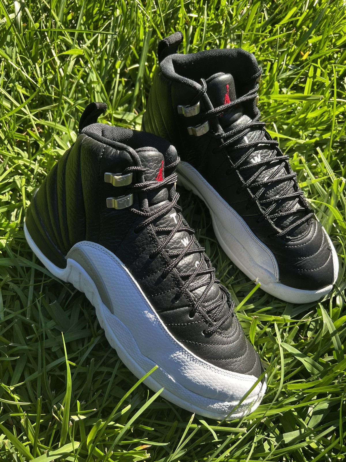 Jordan Brand CLEAN Air Jordan 12 Retro XII size 7 Black Shoes Mens 2022 Size US 7 / EU 40 - 2 Thumbnail
