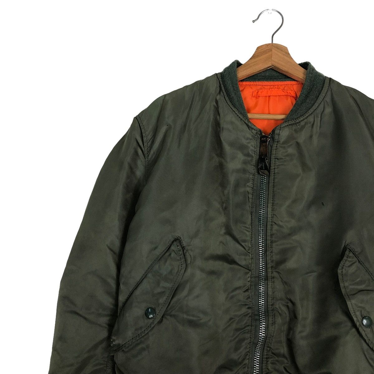 Alpha Industries 🔥RIOT RIOT VINTAGE BOMBER JACKET MA-1 USA BUZZ RICKSONS Size US M / EU 48-50 / 2 - 7 Thumbnail