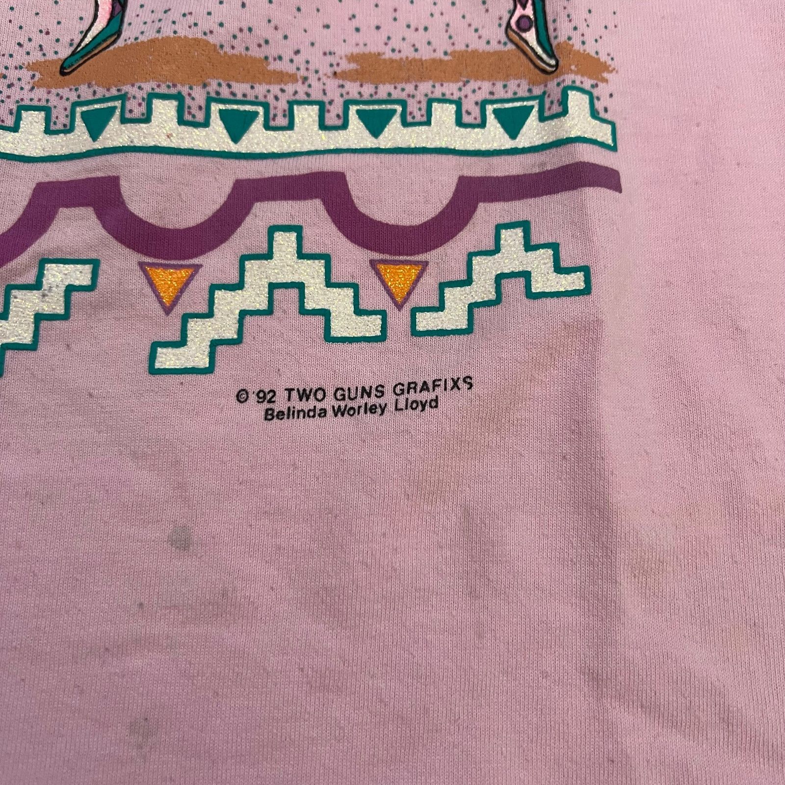 Vintage Vintage 90s T-Shirt Native American Dancers USA Sz L Size US L / EU 52-54 / 3 - 3 Thumbnail
