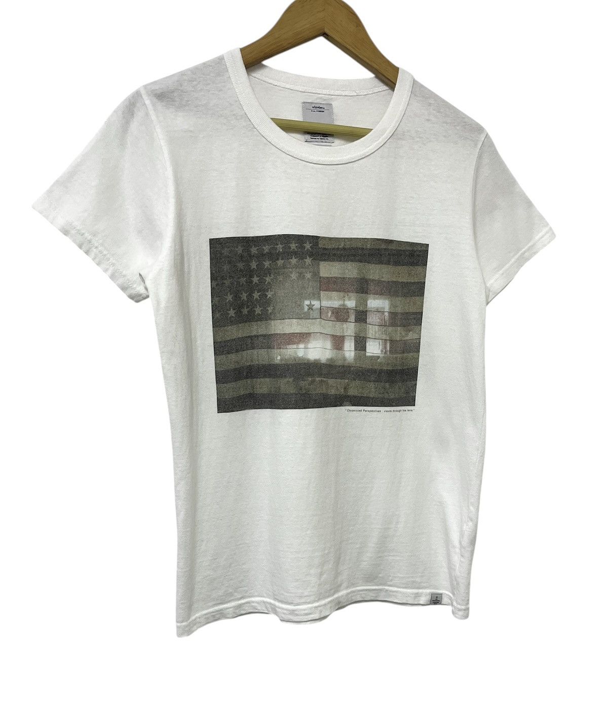 Visvim 2001 VISVIM CHRONICLED PERSPECTIVES FLAG JAPANESE TSHIRT Size US S / EU 44-46 / 1 - 2 Thumbnail