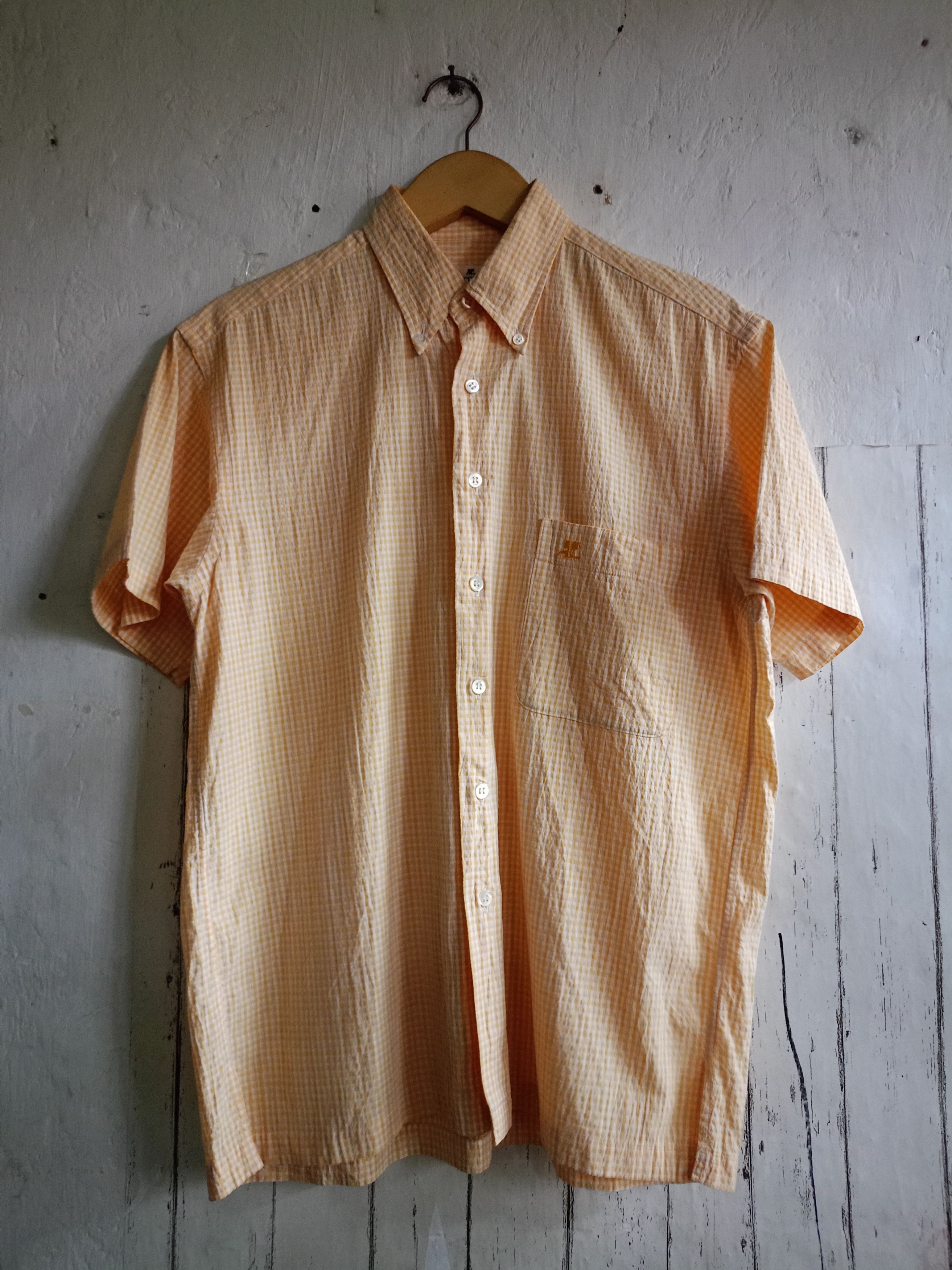 Courreges Courreges Short Sleeve Button Shirts Size US L / EU 52-54 / 3 - 1 Thumbnail