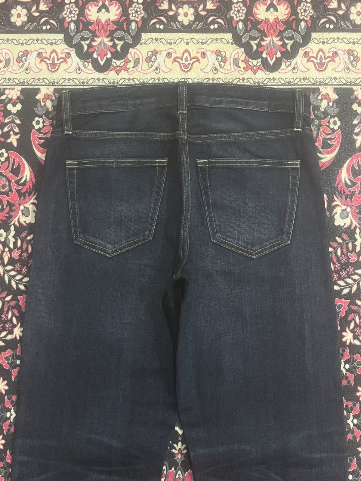 Undercover × Uniqlo Vintage Uniqlo Dark Whisker Blue Regular Fit Selvedge Jeans Size US 29 - 7 Thumbnail