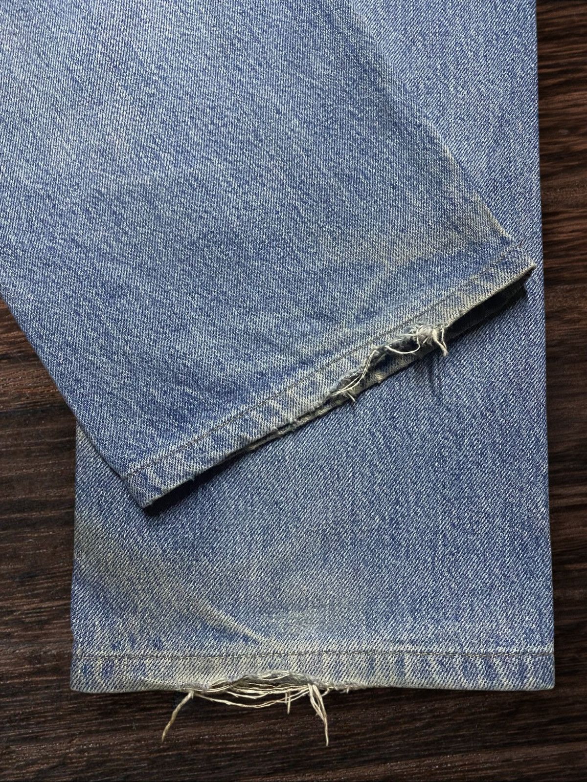 Helmut Lang × Uniqlo Vintage Japanese Brand Uniqlo Light Wash Loose Jeans Size US 32 / EU 48 - 10 Thumbnail