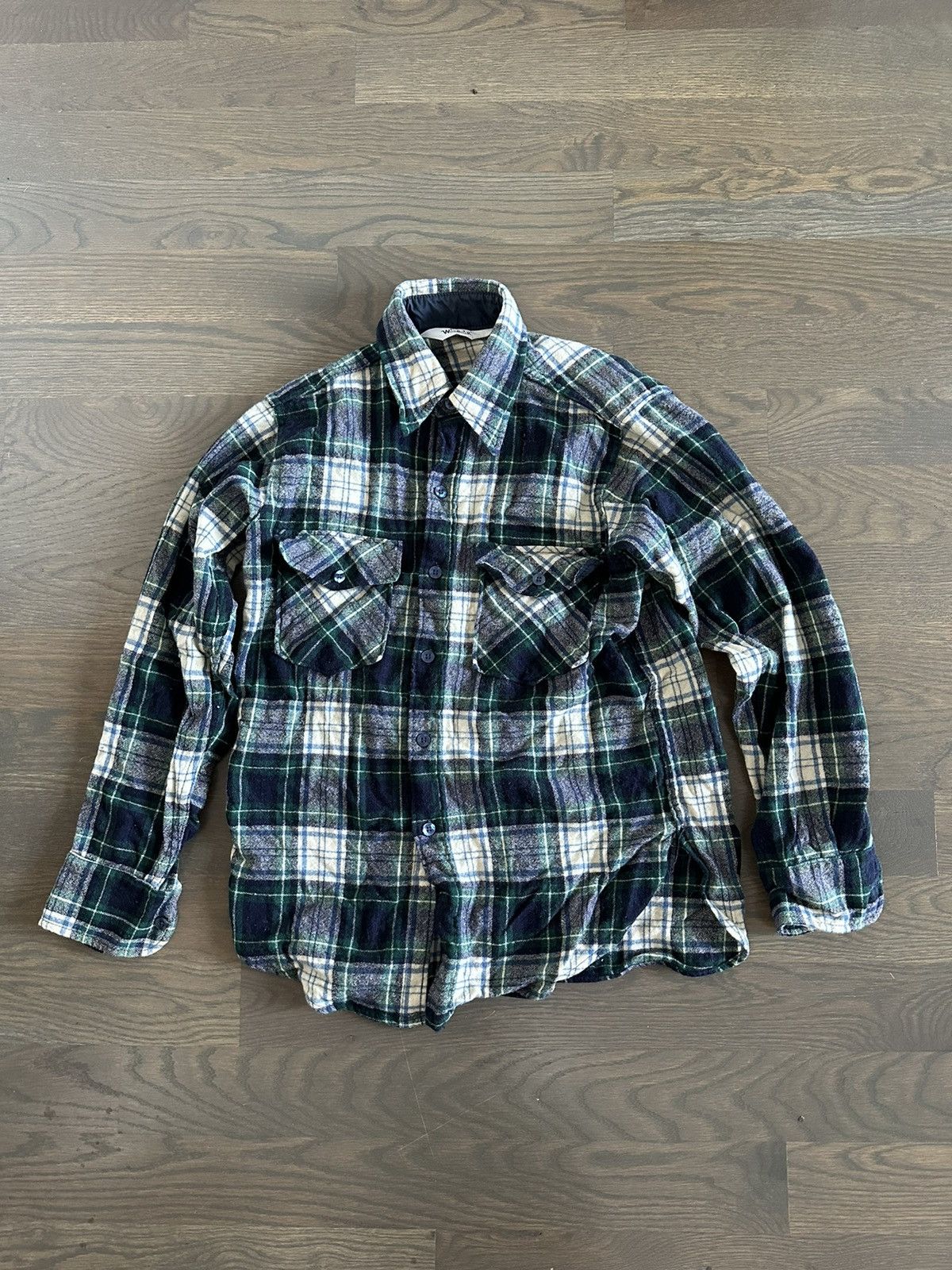 Vintage × Woolrich Woolen Mills Vintage Woolrich Flannel M Size US XL / EU 56 / 4 - 1 Thumbnail