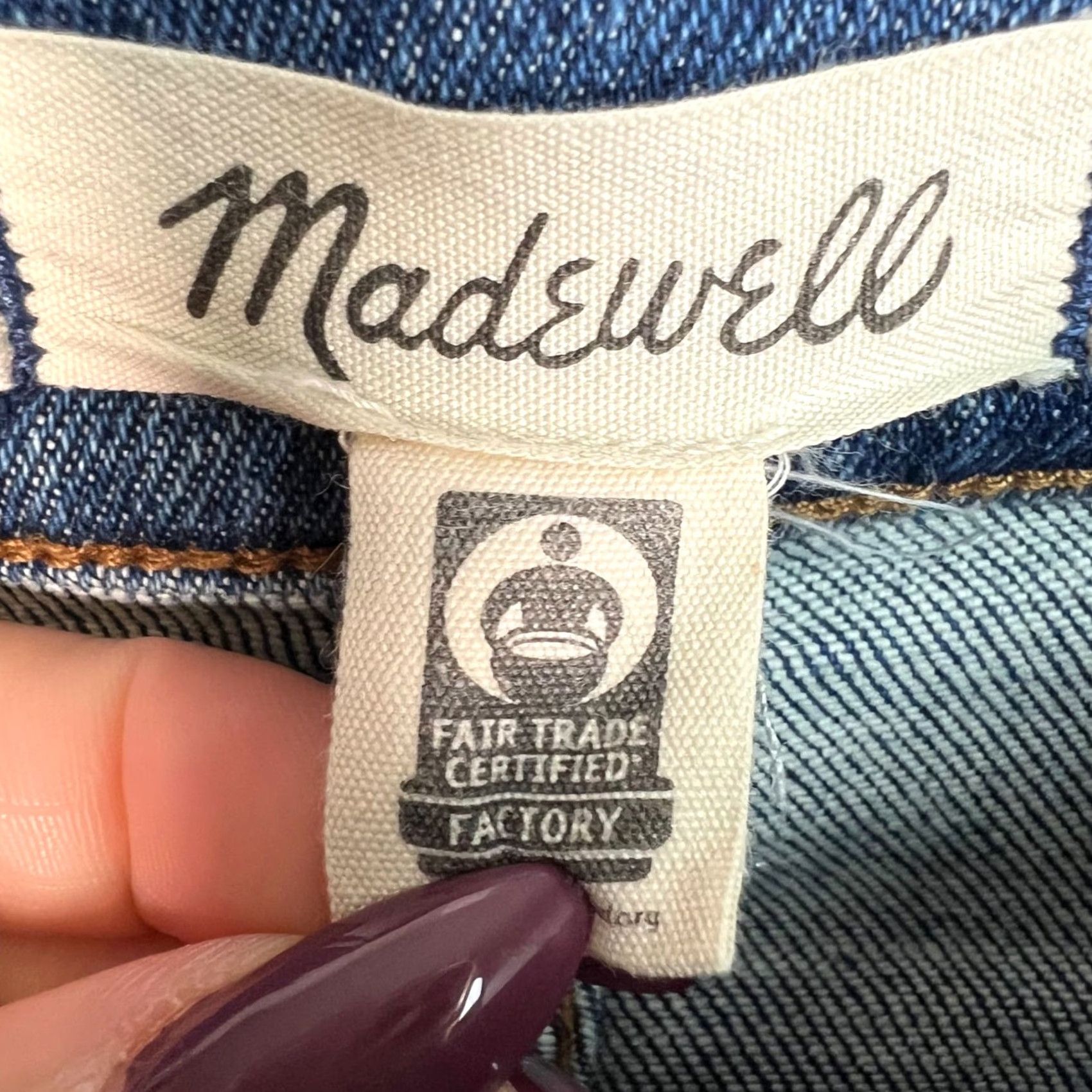 Madewell Madewell Womens Jeans Size 24 High-Rise Perfect Vintage Light Wash Denim Straight 5-Pocket Blue Cap Length 28in Womens Size 42" / US 20 - 3 Thumbnail