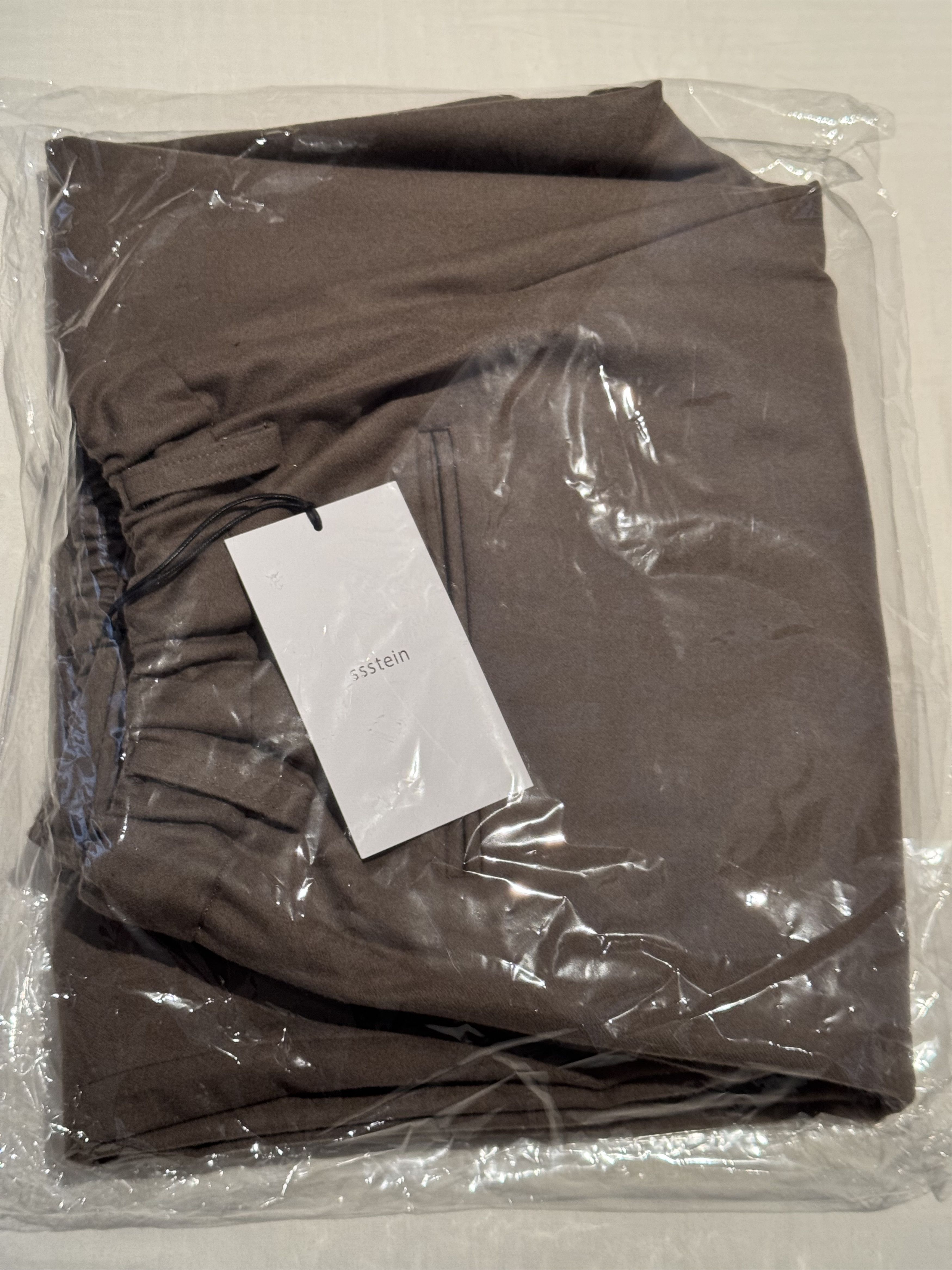 Stein SSSTEIN /Stein TWO TUCK EASY TROUSERS pants S dark beige NWT Size US 27 - 9 Thumbnail