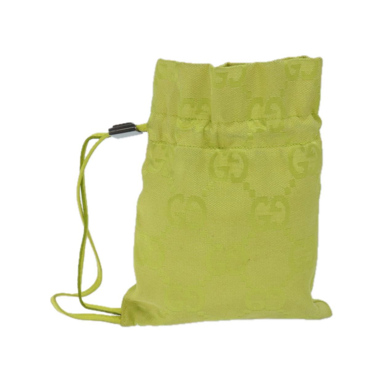Gucci Green Canvas Clutch Bag (Pre-Owned) Size ONE SIZE - 1 Thumbnail