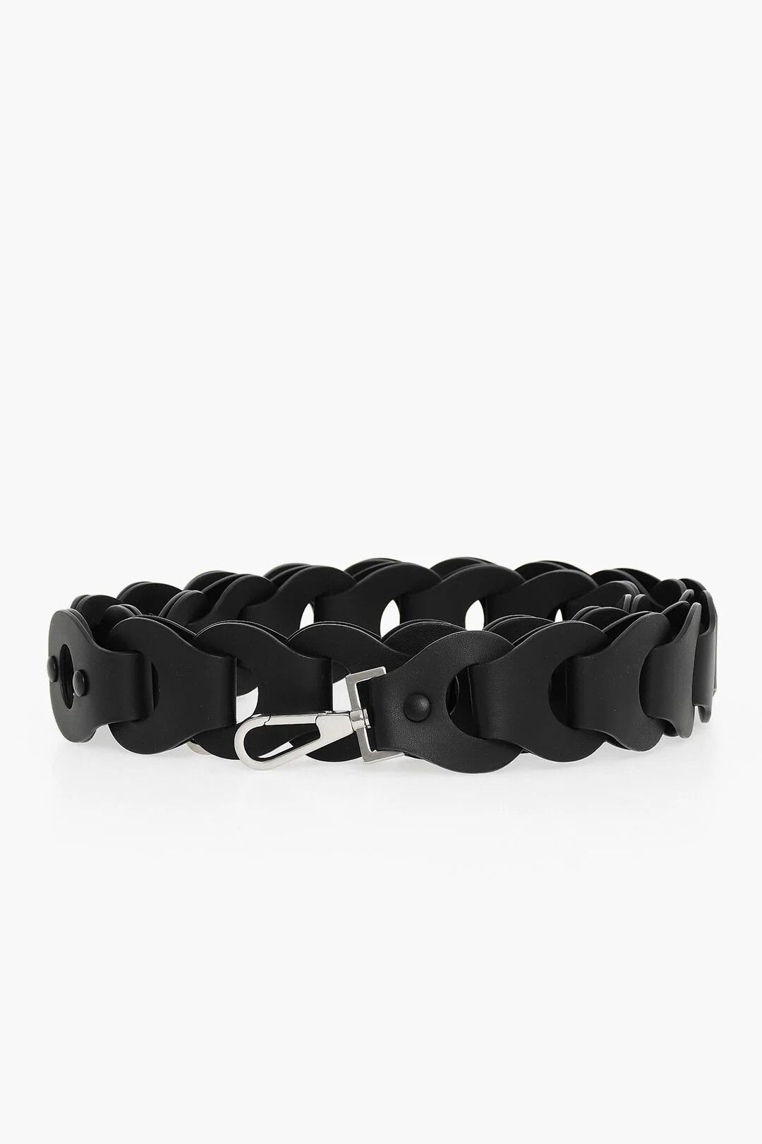 Bottega Veneta og1mm0426 Size: OS / Leather Chain Shoulder Strap in Black Size ONE SIZE - 1 Thumbnail