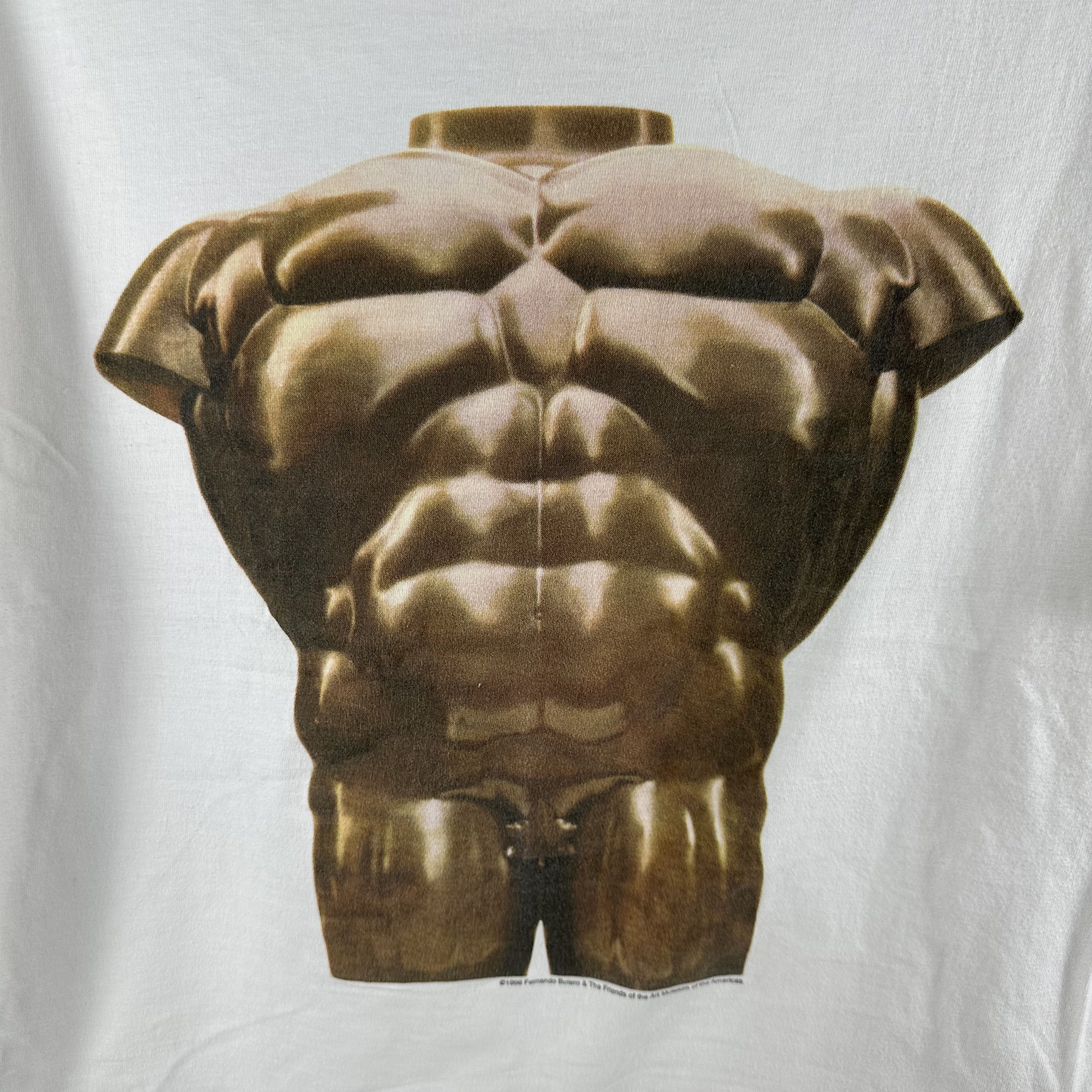 Vintage 1996 Fernando Botero Art Museum of the Americas T-Shirt Size US XL / EU 56 / 4 - 2 Thumbnail