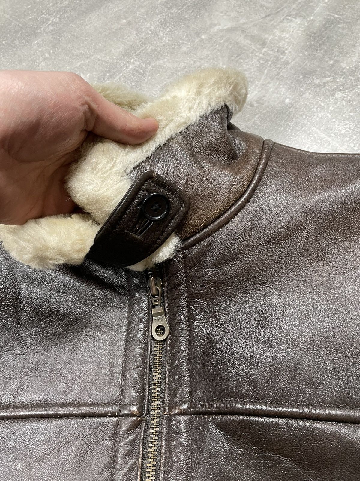 Genuine Leather × Vintage × Wilsons Leather Wilsons USAVintage B2 Bomber Aviator Leather Jacket Brown Size US L / EU 52-54 / 3 - 5 Thumbnail