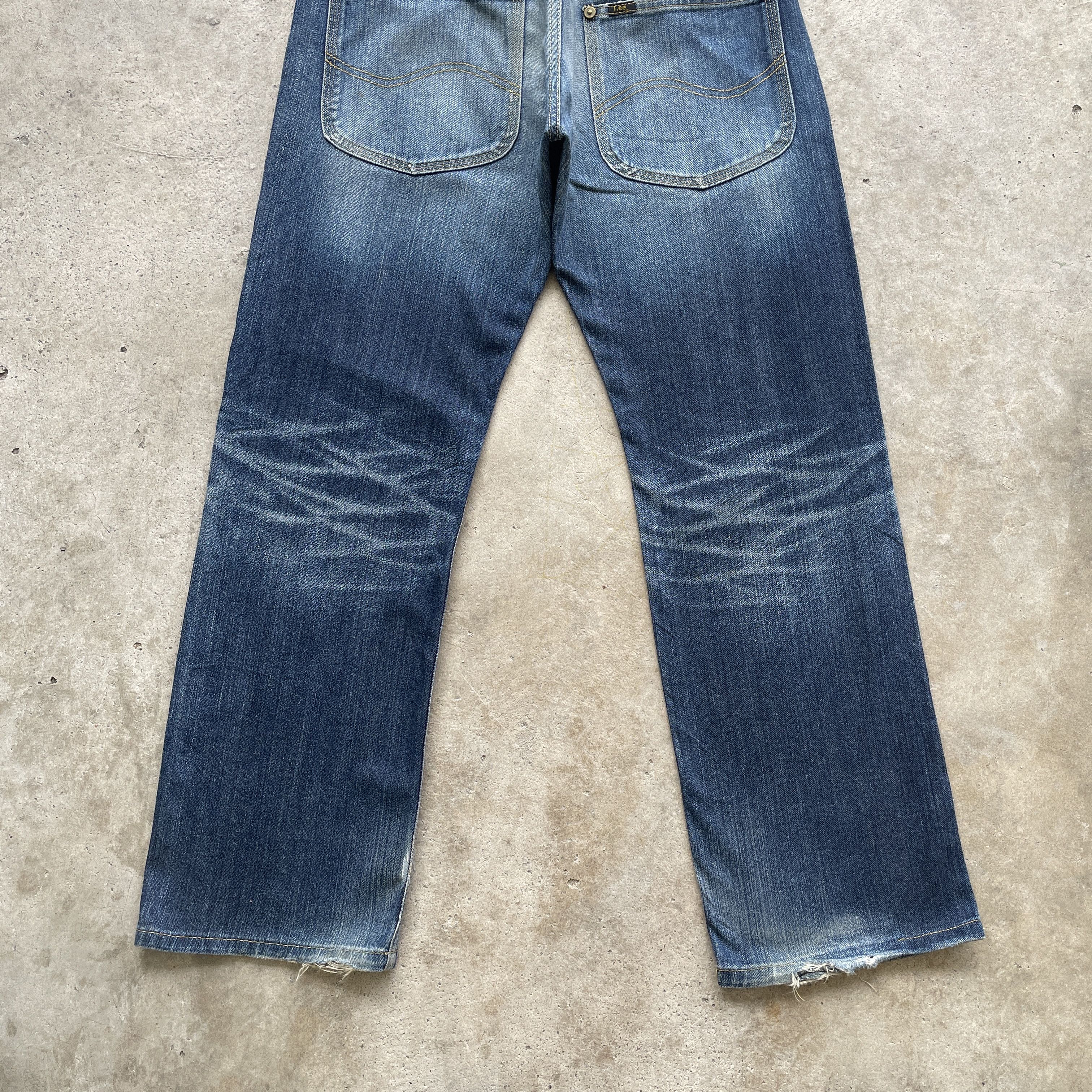 Japanese Brand Vintage Lee Japan Jeans Buckle Denim Pants Faded W32x30.5 Size US 32 / EU 48 - 11 Thumbnail