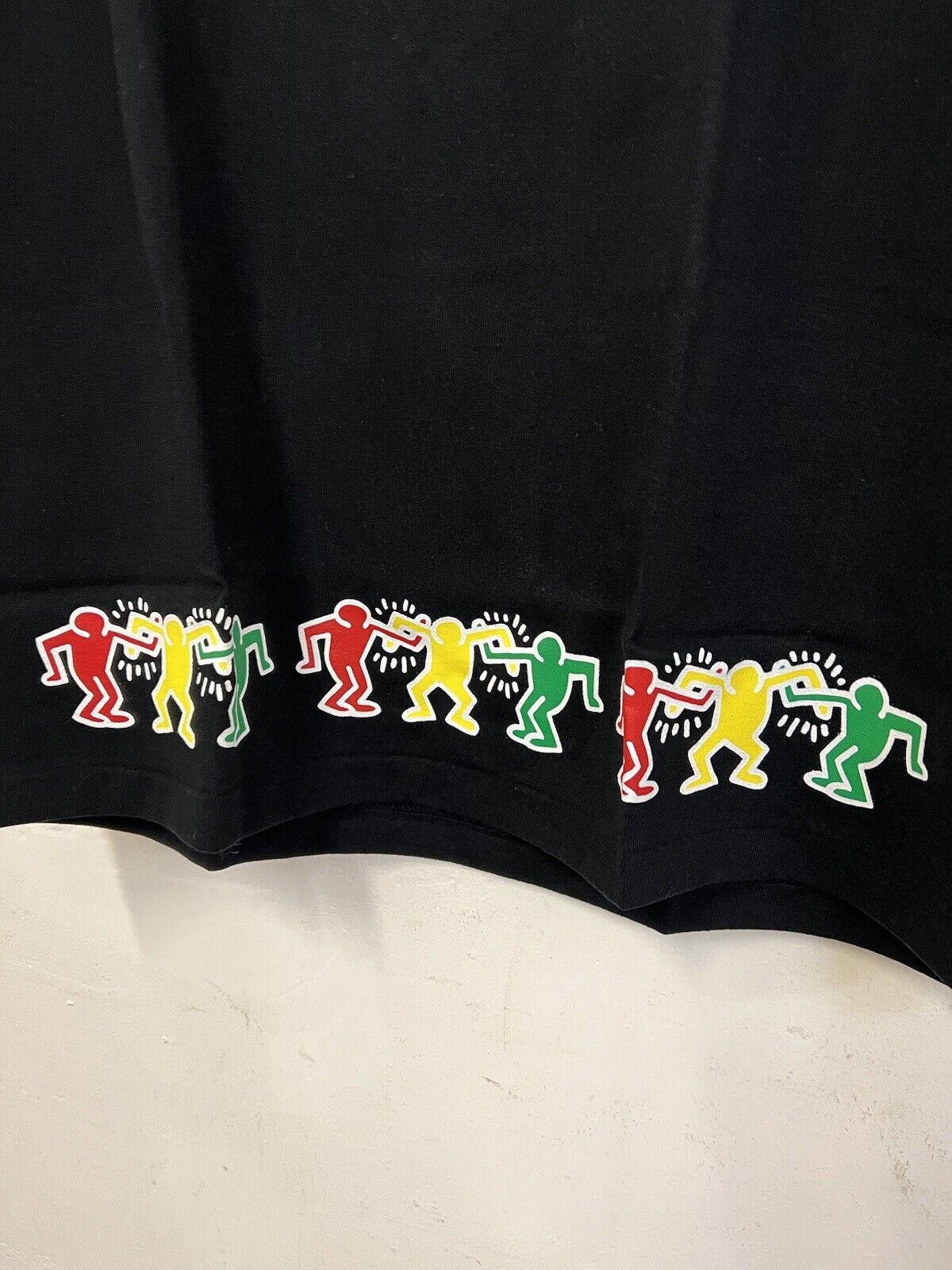 Bape BAPE Keith Haring Foundation Tee 2 Sz L Black A Bathing Ape Size US L / EU 52-54 / 3 - 4 Thumbnail