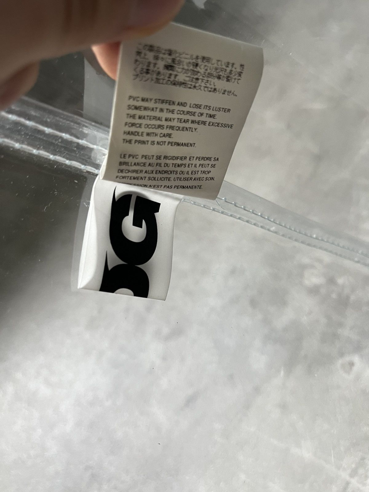 Comme des Garcons Comme des Garcons PVC transparent tote bag rare Size ONE SIZE - 18 Thumbnail