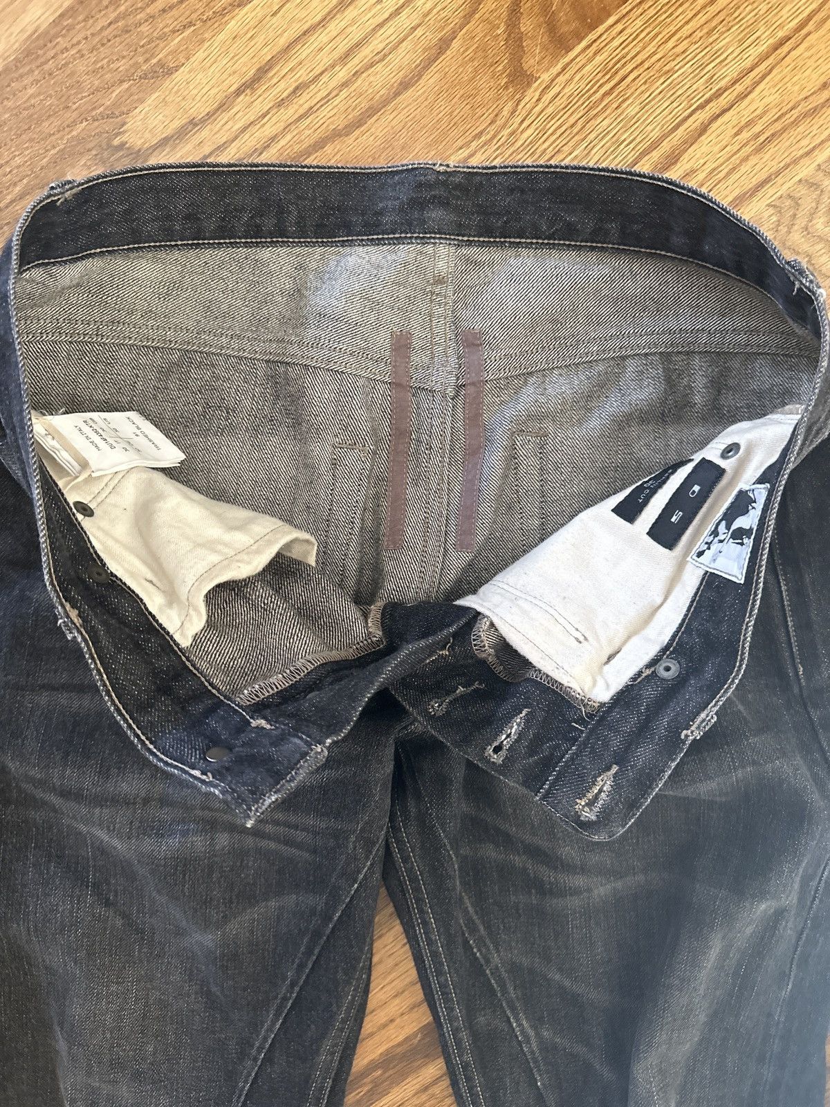 Rick Owens Drkshdw Rick Owens Olmar & Mitra Clawmark Denim Jeans BNWT Size US 32 / EU 48 - 4 Thumbnail