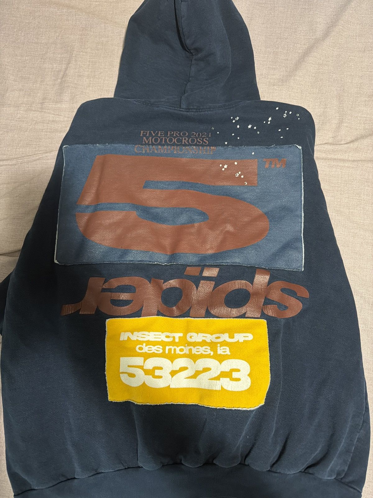 Sp5der Spider Hoodie Blue Size XL Size US XL / EU 56 / 4 - 3 Thumbnail