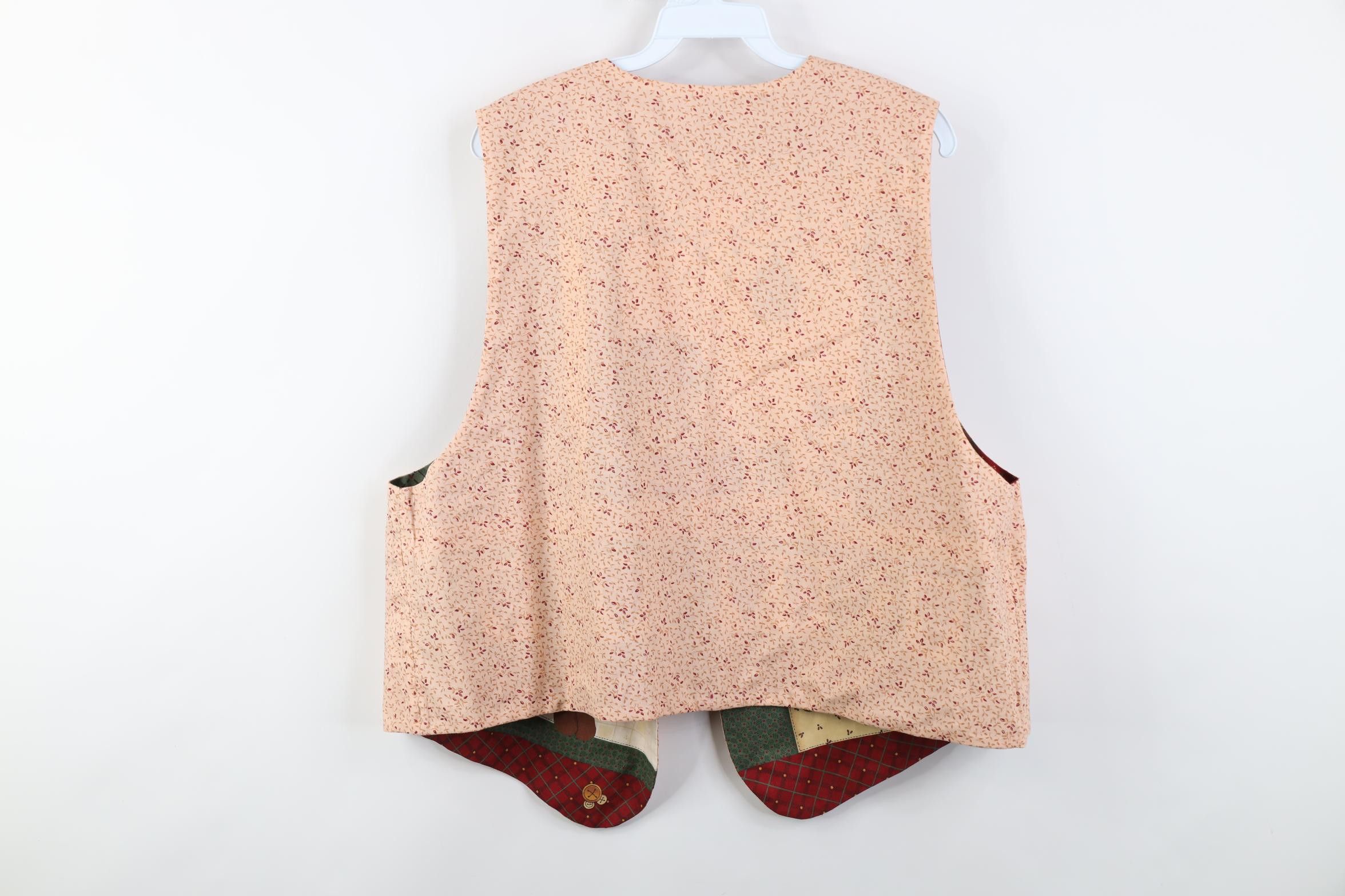 Vintage Vintage 90s Streetwear Reversible Country Bear Chicken Vest Size XL / US 12-14 / IT 48-50 - 11 Thumbnail