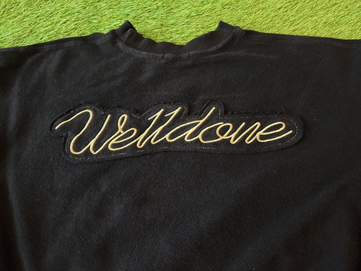 WE11DONE We11done Welldone Full Embroidery Sweatshirt Sweater Cropped Size US M / EU 48-50 / 2 - 2 Thumbnail