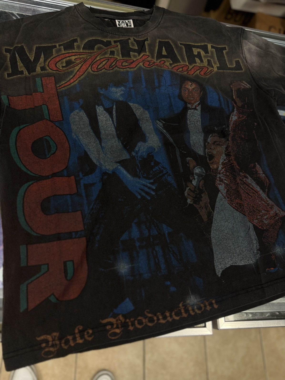 Vale Vale Valley Black Michael Jackson Tee Shirt Size XL (NEW) Size US XL / EU 56 / 4 - 2 Thumbnail