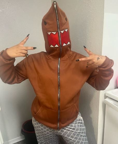 Other Brown domo full-zip hoodie Size US M / EU 48-50 / 2 - 3 Thumbnail
