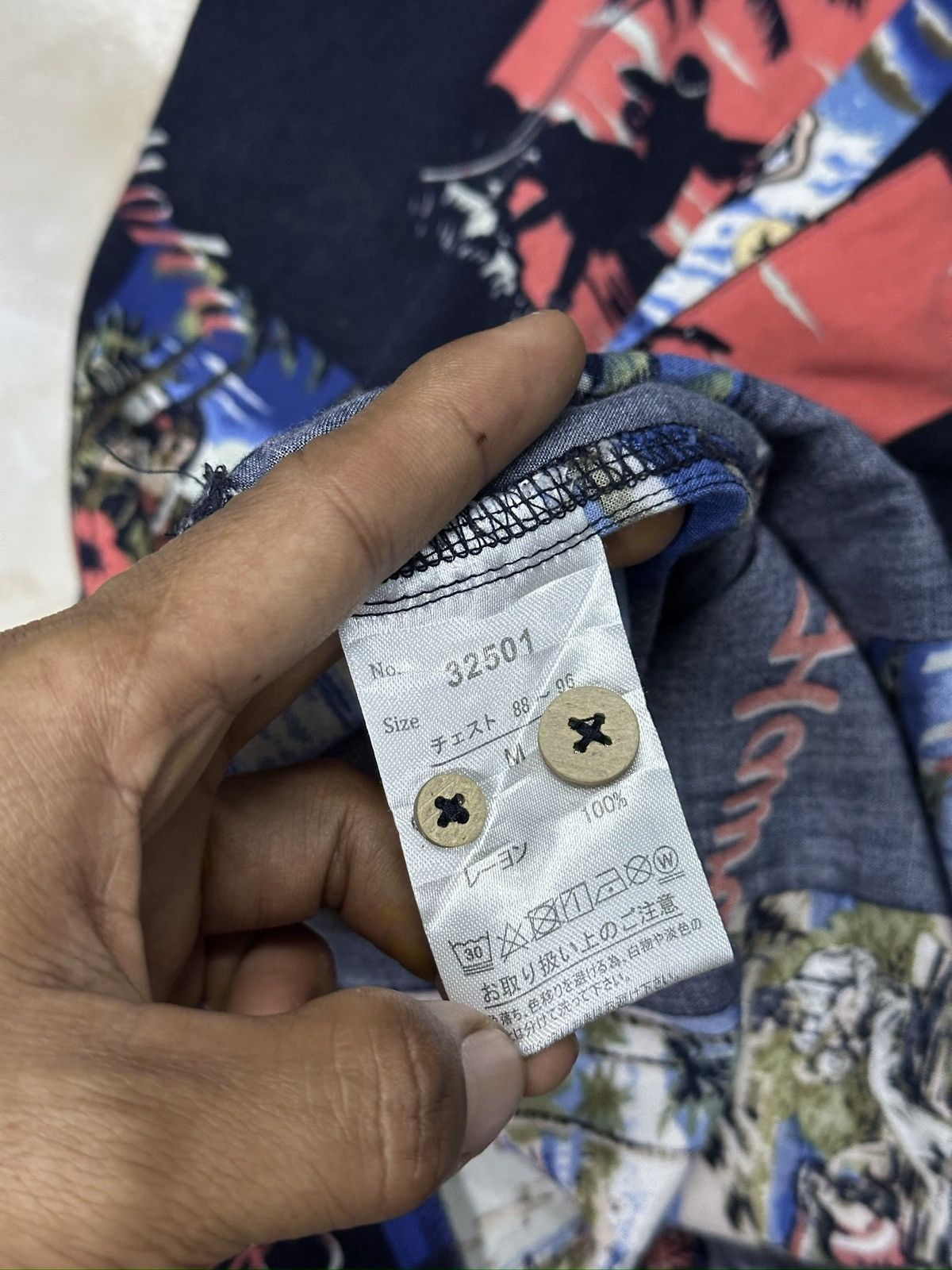 Japanese Brand Surf Hawaiian 10o Rayon Tee ⚡️💥 Size US M / EU 48-50 / 2 - 8 Thumbnail