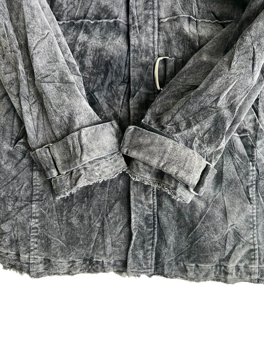 If Six Was Nine 1990s In The Attic 🇯🇵 Velour Patchwork Velco Strap Hoodie Size US L / EU 52-54 / 3 - 7 Thumbnail