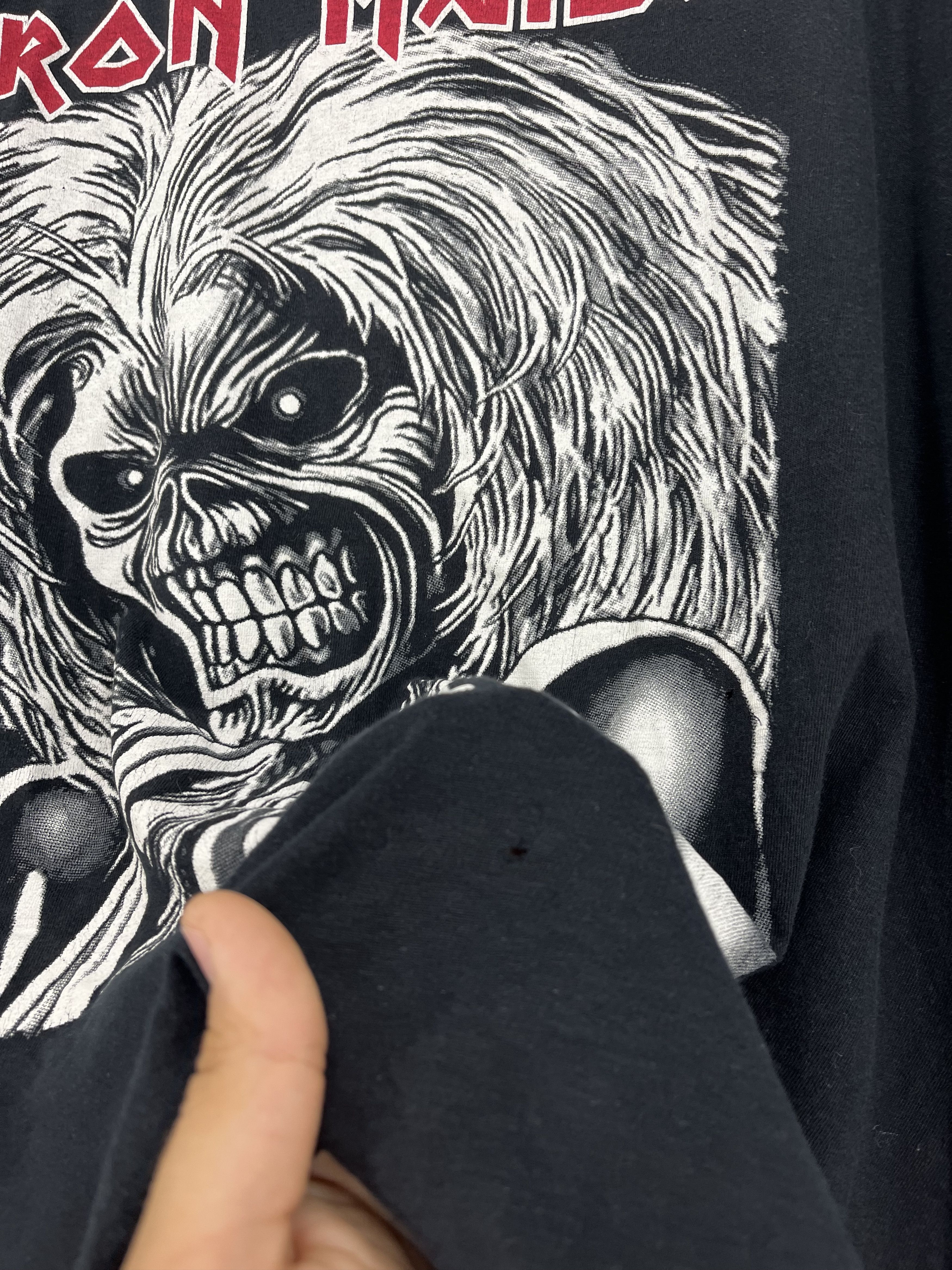 Band Tees Vintage Y2K Iron Maiden Horror Skulls Tee Band Streetwear Size US M / EU 48-50 / 2 - 8 Thumbnail