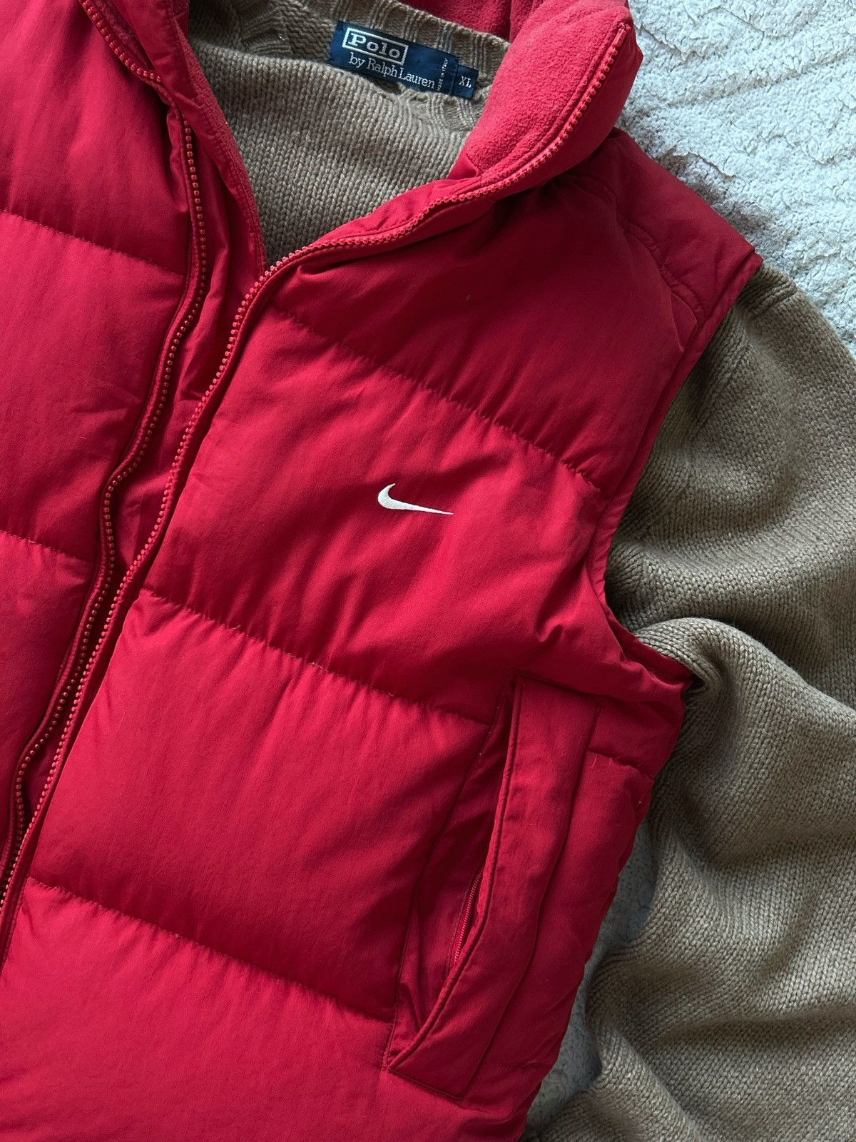 Nike Vintage Vest Nike swoosh drill down hooded rare y2k Size US S / EU 44-46 / 1 - 13 Thumbnail