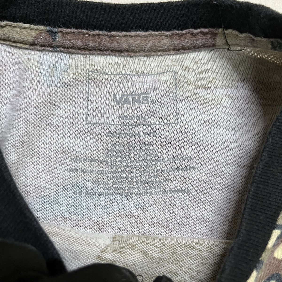 Van × Vans Vans Desert Camo Brown Tan T Shirt Size US S / EU 44-46 / 1 - 7 Thumbnail