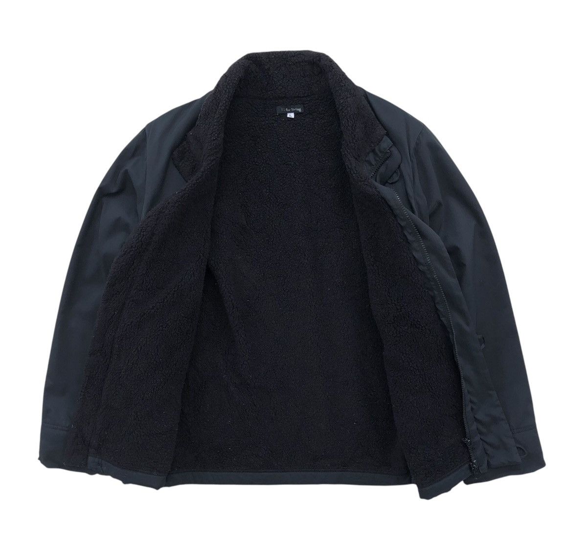 Y's Y's for living Lined Fleece Bomber Jacket Size L / US 10 / IT 46 - 7 Thumbnail