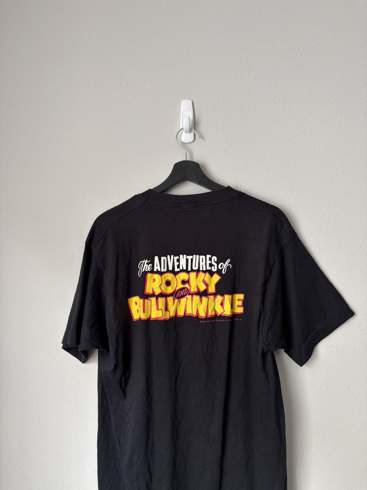 Vintage Vintage 1991 The Adventures of Rocky & Bullwinkle Shirt Size US XL / EU 56 / 4 - 1 Thumbnail