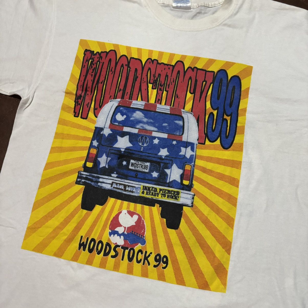 Band Tees × Vintage Vintage Woodstock 99 Size US XL / EU 56 / 4 - 3 Thumbnail