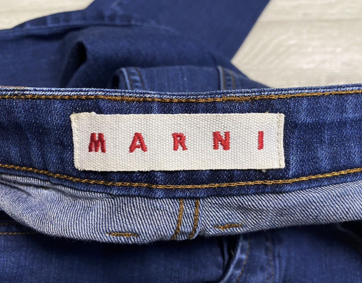 Marni Womens Marni Skinny Fit Navy Cotton Stretchy Jeans Denim Lux Size 25" / US 0 / IT 36 - 24 Thumbnail